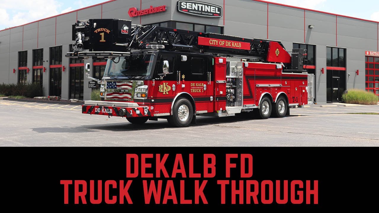 Dekalb Fire Department | Rosenbauer King Cobra | Sentinel Walk Through