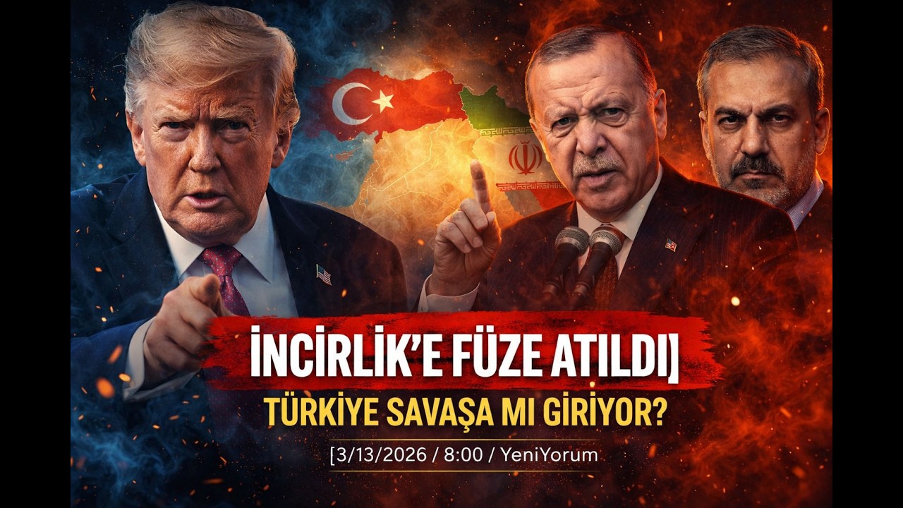 İNCİRLİK'E FÜZE ATILDI: TÜRKİYE SAVAŞA GİRİYOR