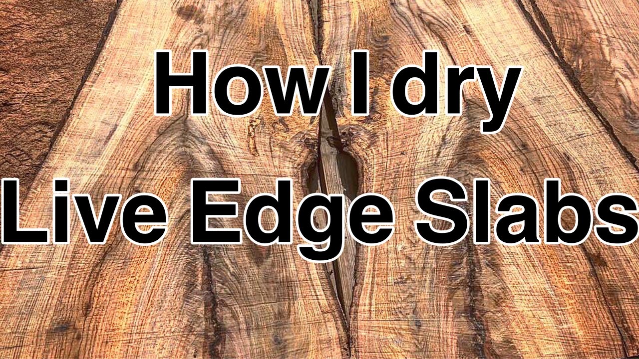 Как я сушу плиты Live Edge.