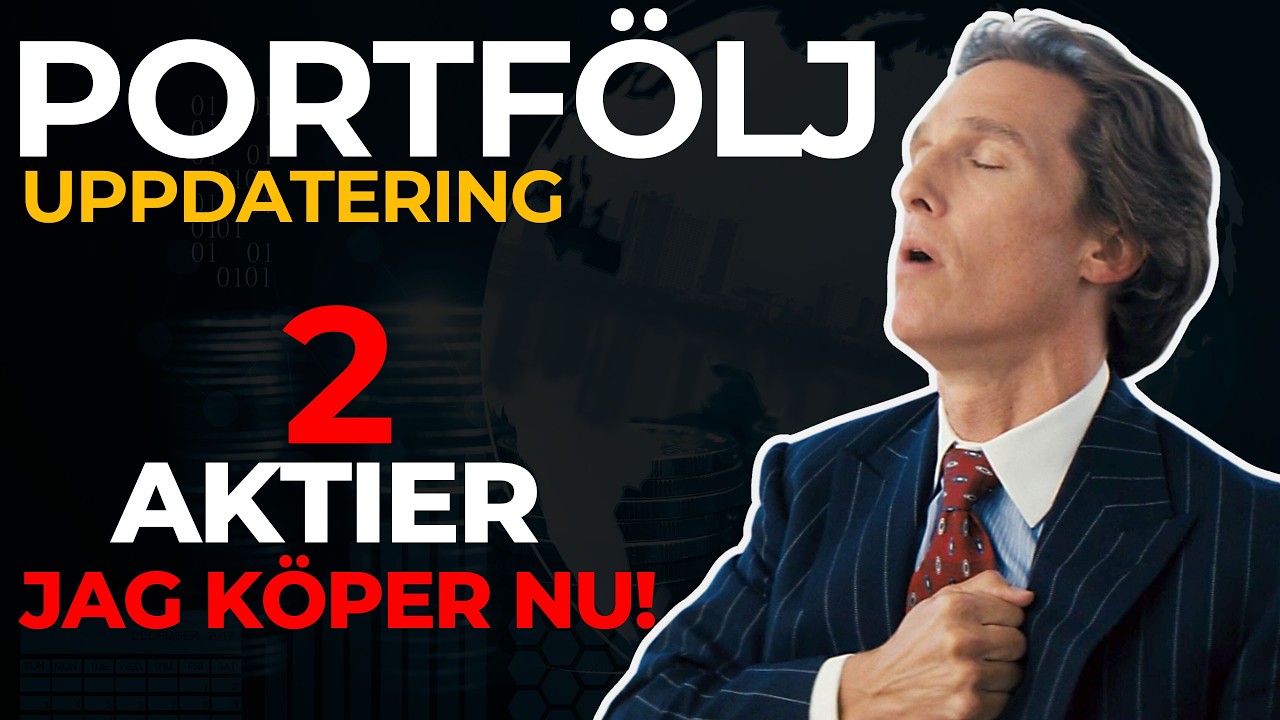 Portföljuppdatering: Dessa 2 Aktier Köper Jag Nu - Nytt Tullkaos & Bankrapporter! 🥵
