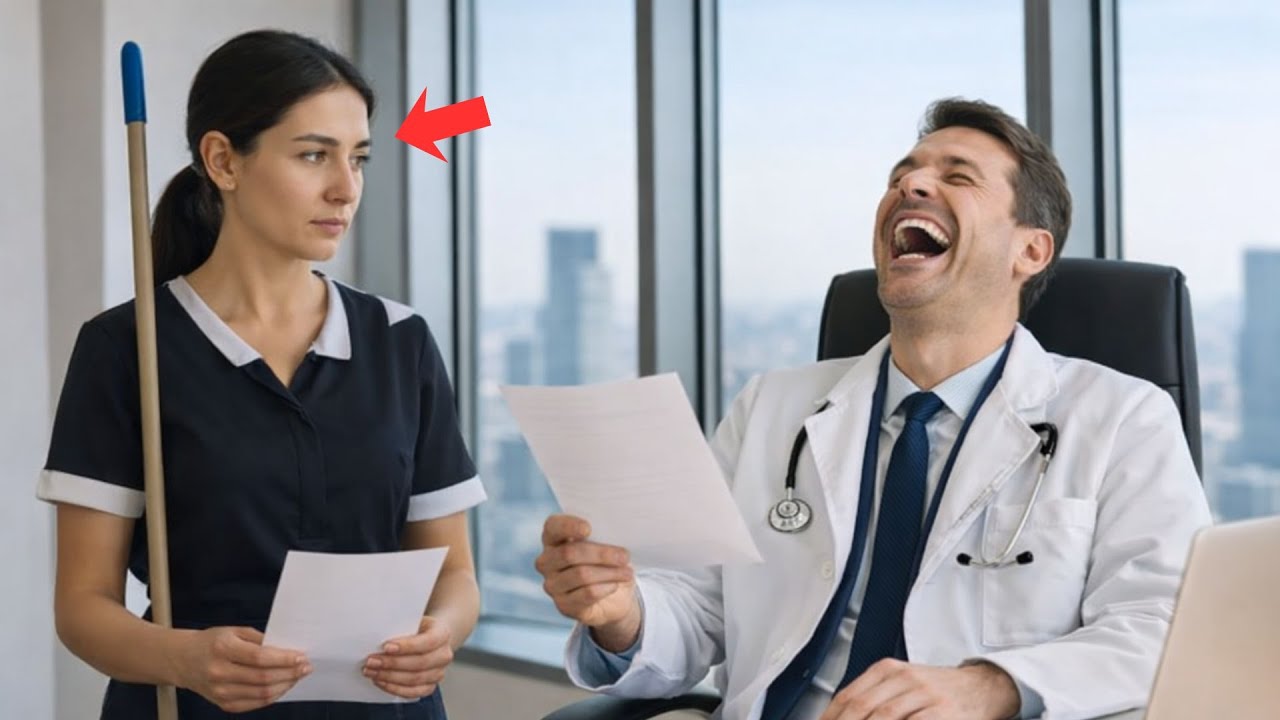 médico entra en pánico sin un traductor, hasta que la limpiadora hace algo increíble...