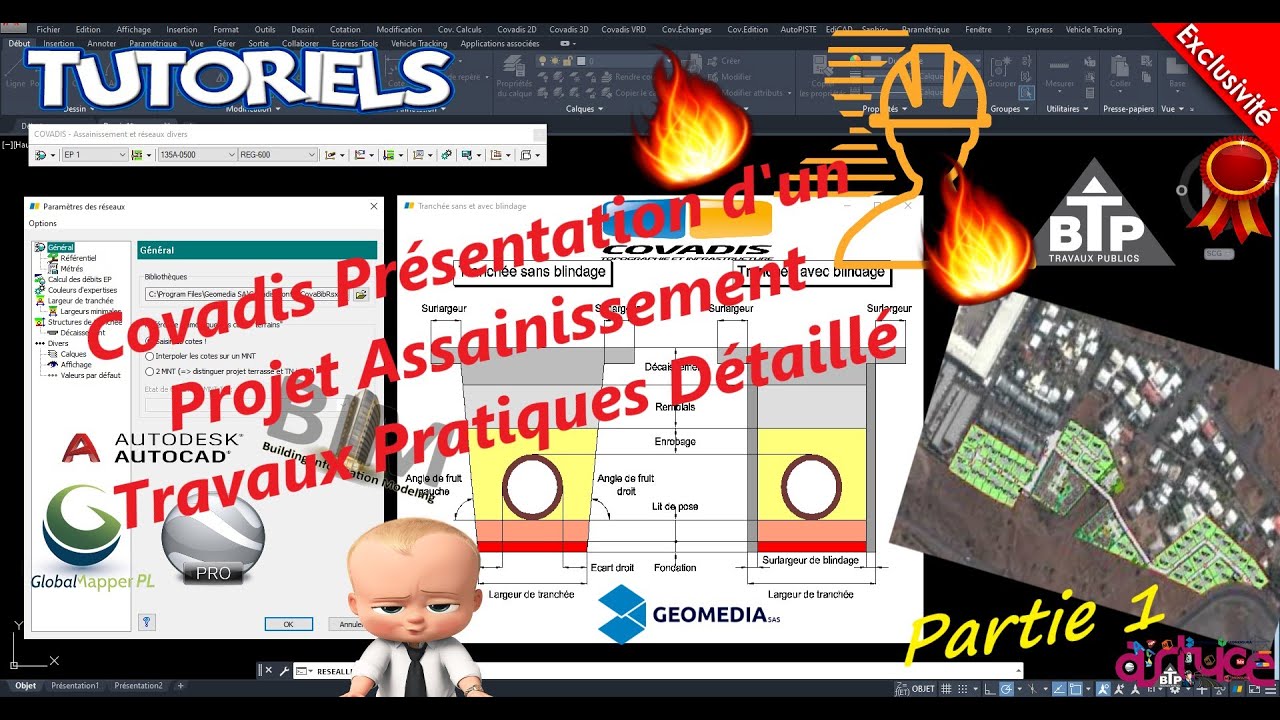 Astuce Covadis : Présentation Projet Voiries sur Covadis Partie1