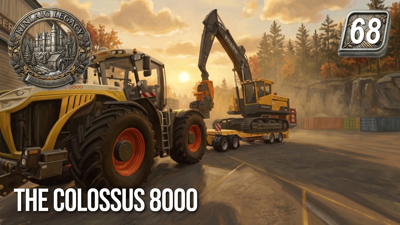 51% OFF Monster Harvester! 🏷️ Colossus 8000 & Volvo Excavator | FS25 Kinlaig Ep. 68