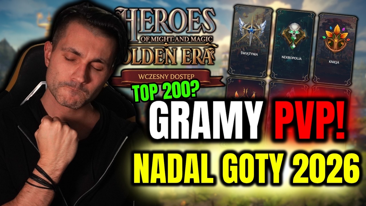 NAJLEPSZA CZĘŚĆ HEROES&Oacute;W🔥Grind po TOP 200! Single Hero PvP - Olden Era LIVE | !HOLY