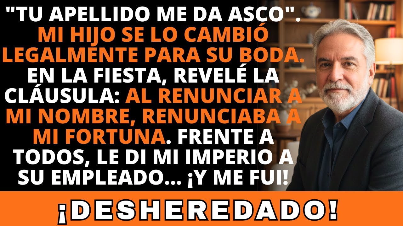 Mi Hijo Rechazó Mi Apellido Para Sonar 