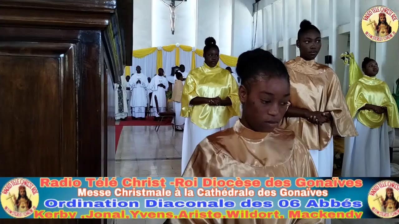 Messe Chrismale à la Cathédrale du Souvenir des Gonaïves et Ordination Diaconale des 06 Abbés