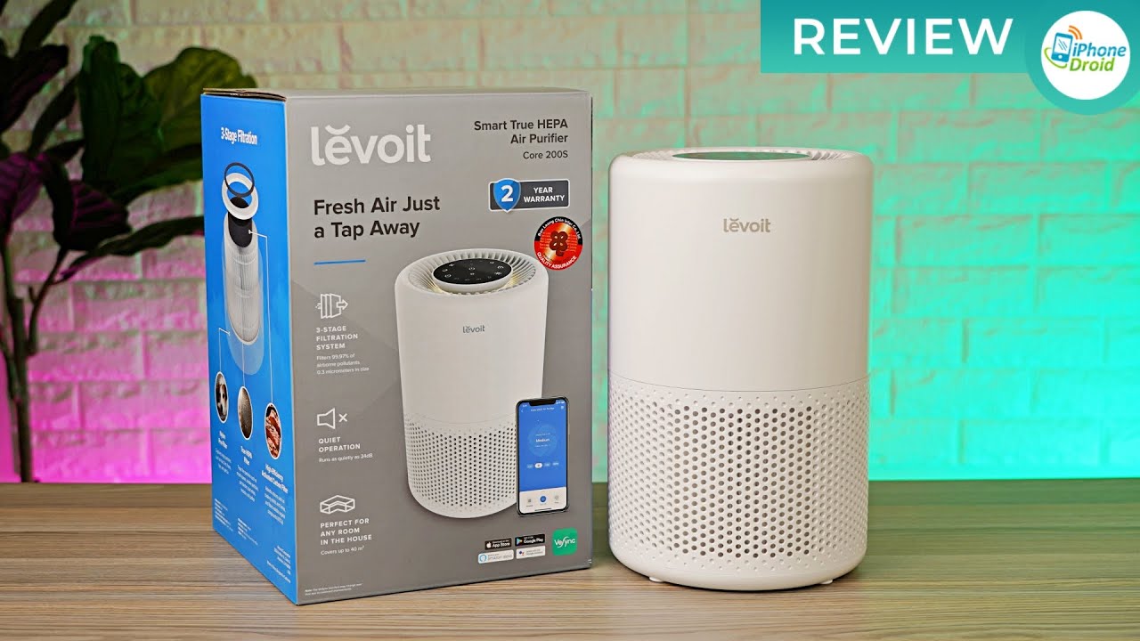 รีวิว Levoit Core 200S เครื่องกรองขนาดกะทัดรัด พร้อมฟิลเตอร์ HEPA