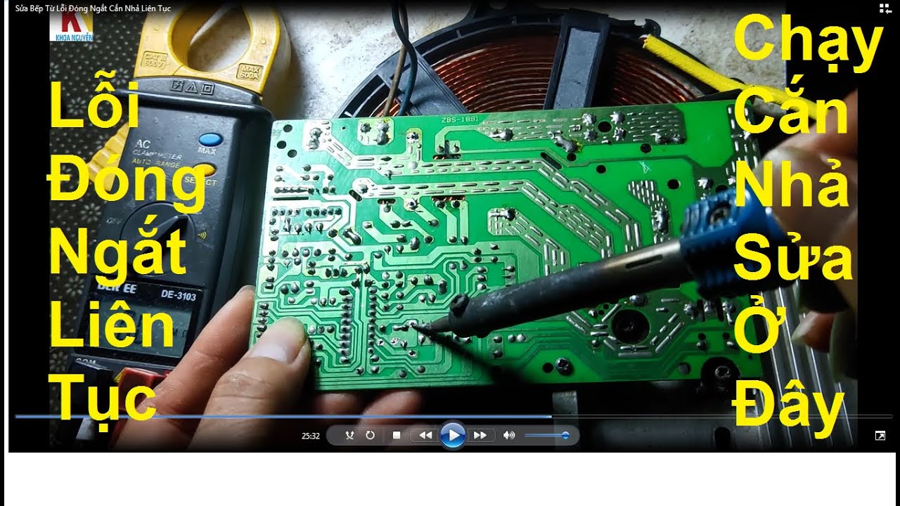 Sửa Bếp Từ Lỗi Đóng Ngắt Cắn Nhả Liên Tục