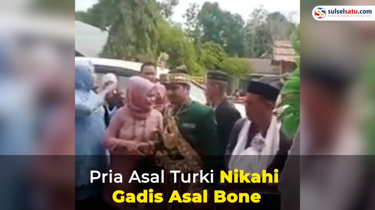 Pria Asal Turki Nikahi Gadis Asal Bone