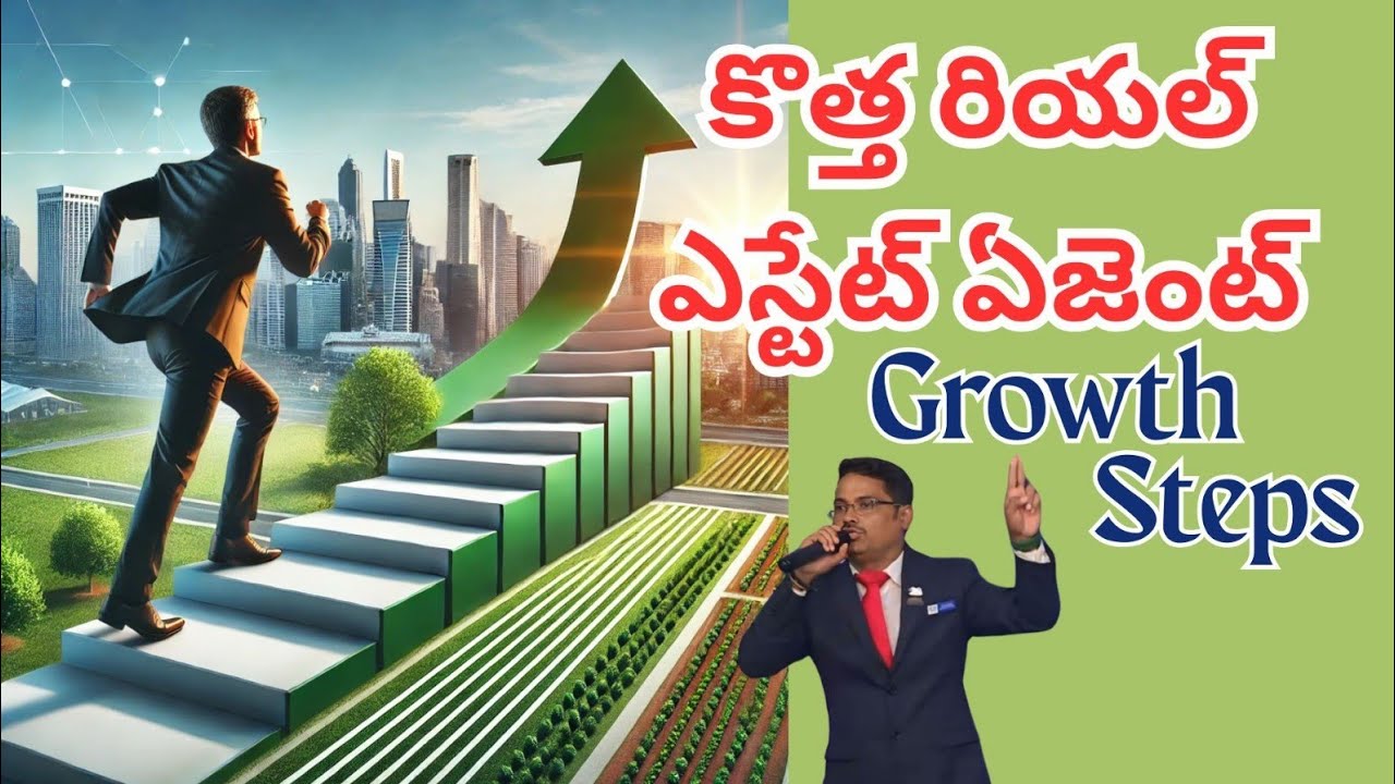 New Real Estate Agent Growth Steps (Step-by-Step Plan in Telugu)