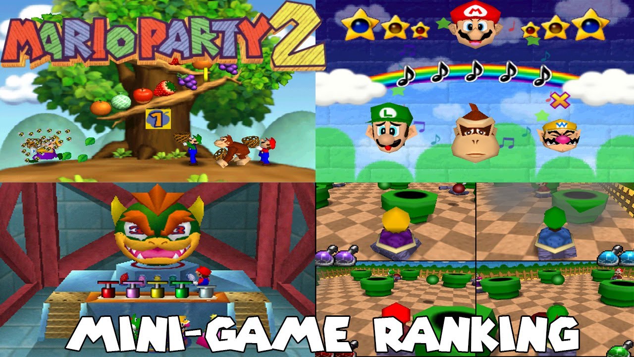 Mario Party 2 — полный рейтинг мини-игр