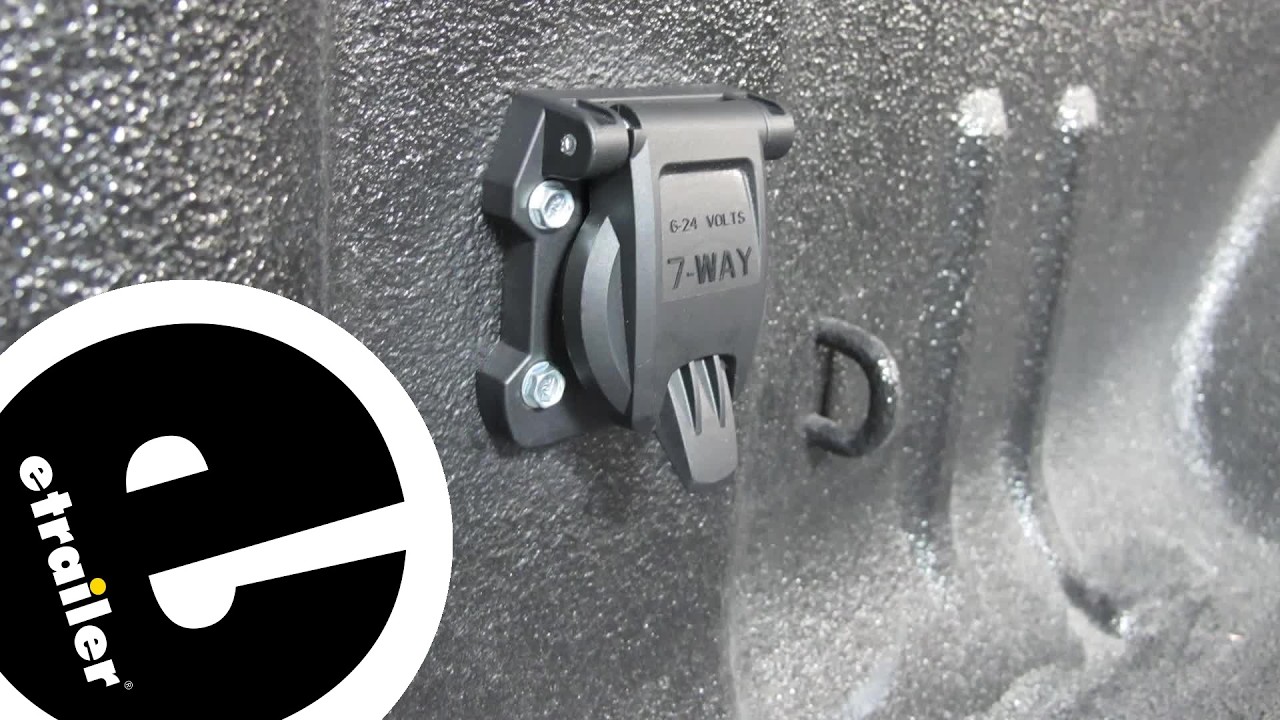How to Install: Curt 7-Way RV-Style Trailer Connector on your 2018 Chevrolet Silverado 3500