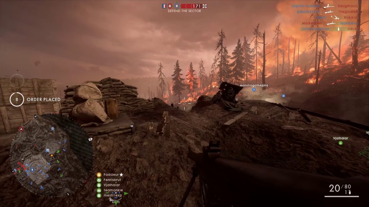 Battlefield 1 - Verdun Heights Operations - Defence