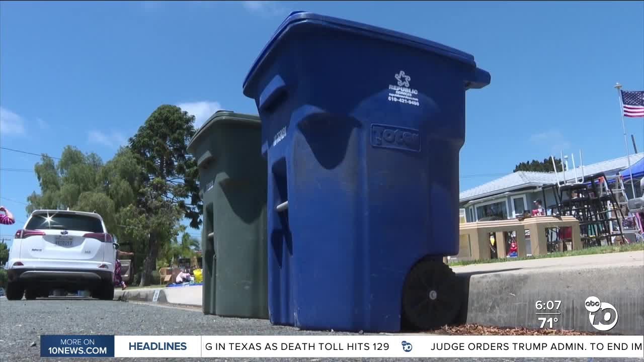 Chula Vista residents frustrated as East Coast garbage strike impacts local trash collection
