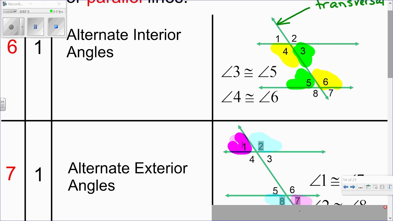 Saxon Advanced Math Lesson 1 Geometry Review