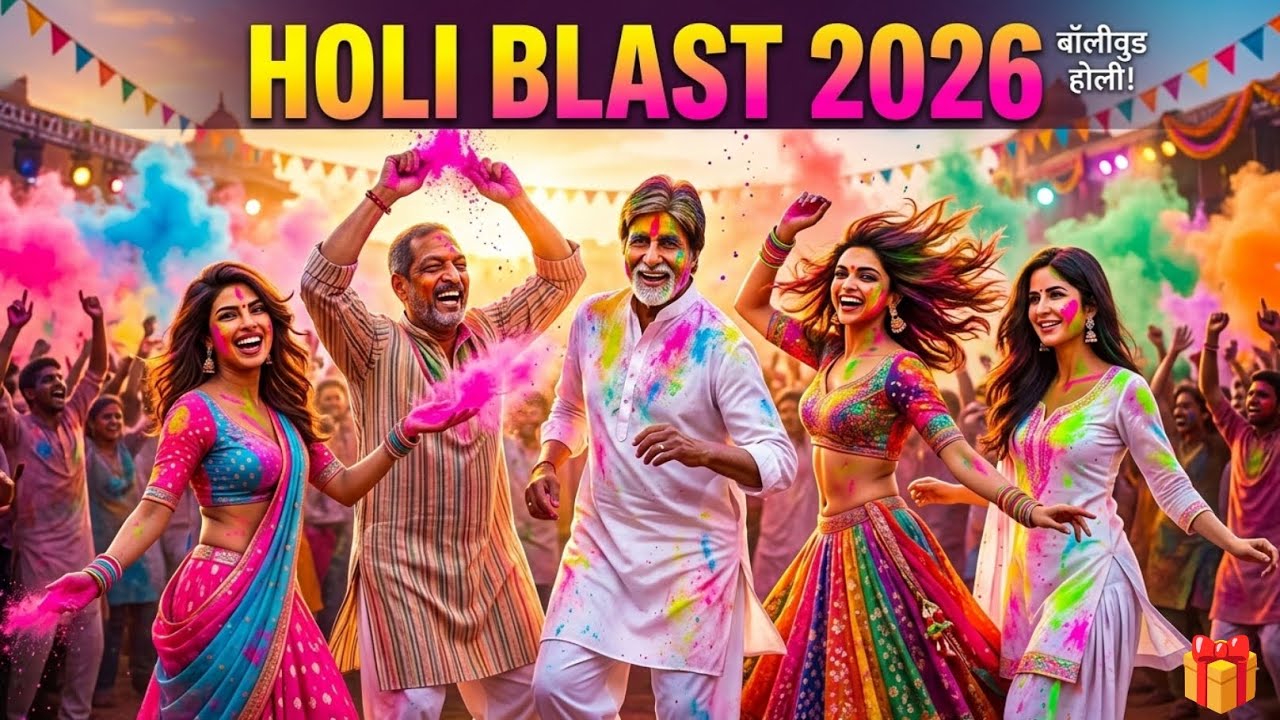 HOLI BLAST 2026 💥 Amitabh Bachchan & Deepika Padukone EPIC Dance Celebration
