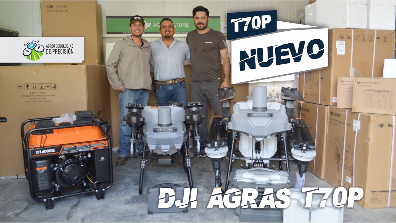 T70P Nuevo DRON DJI Agras / Experto en Eficiencia
