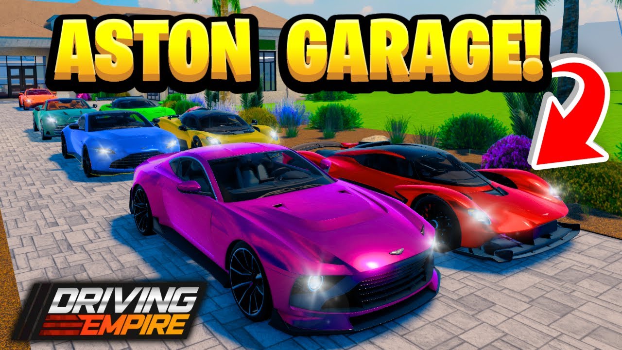 Создаём ЛУЧШИЙ гараж для Aston Martin в Driving Empire!