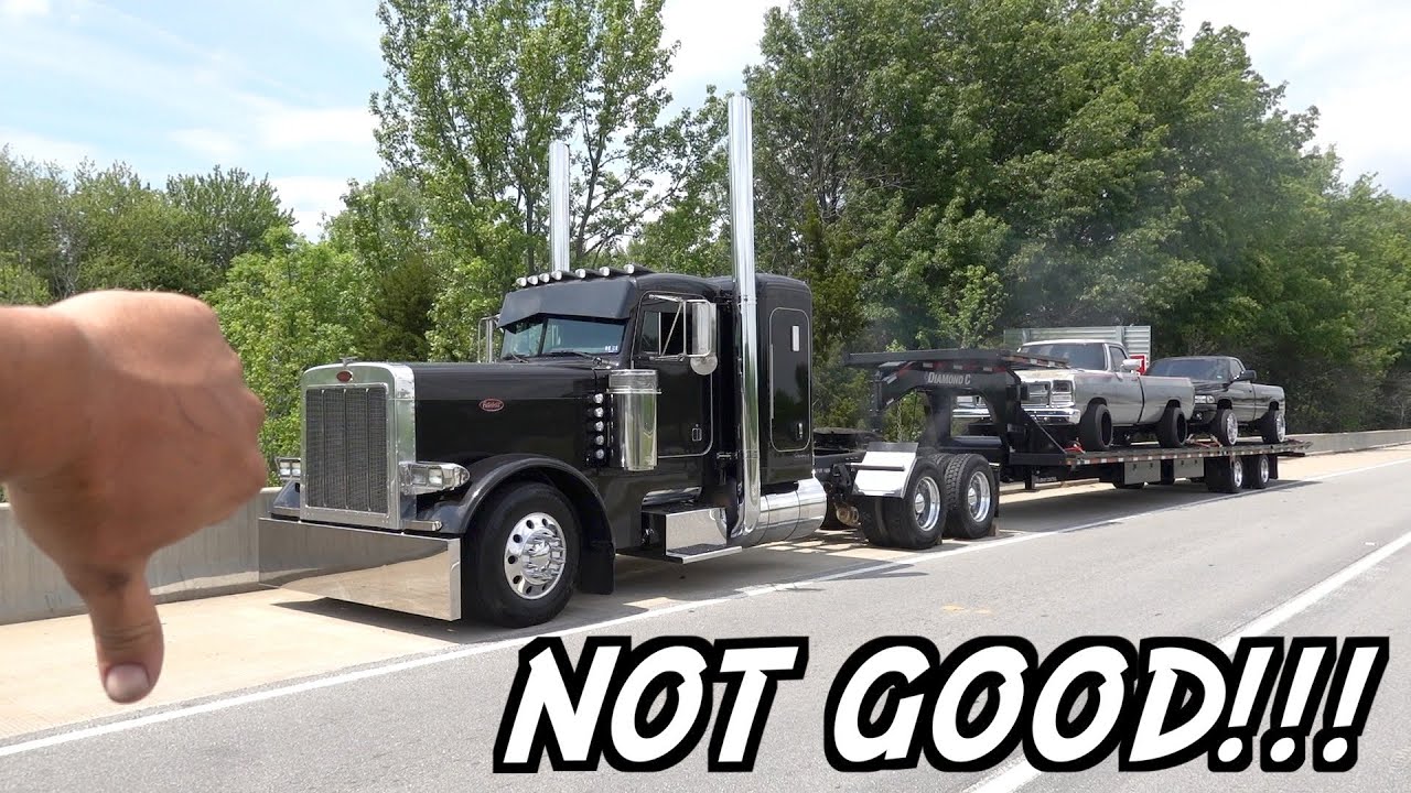 OUR PETERBILT 379 BROKE DOWN & LEFT US STRANDED!!!!