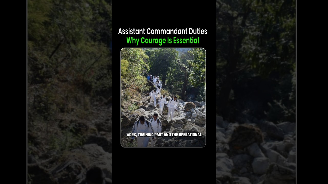 Role of Assistant Commandant | CAPF AC Training | Operations | UPSC CAPF AC 