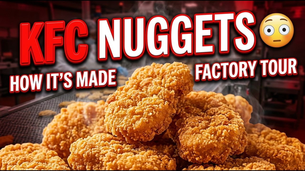 KFC Chicken Nuggets Factory Tour — How It's Made from Start to Finish