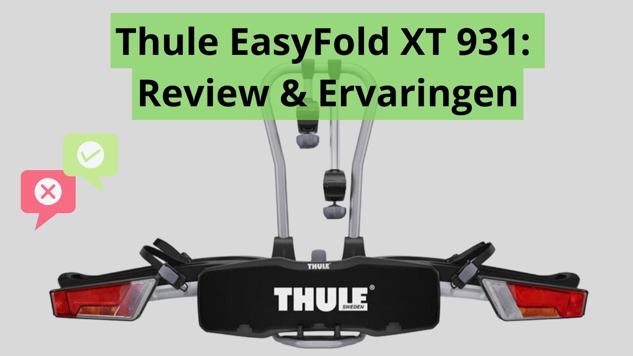 Thule EasyFold XT 931 Fietsendrager: Review & Test