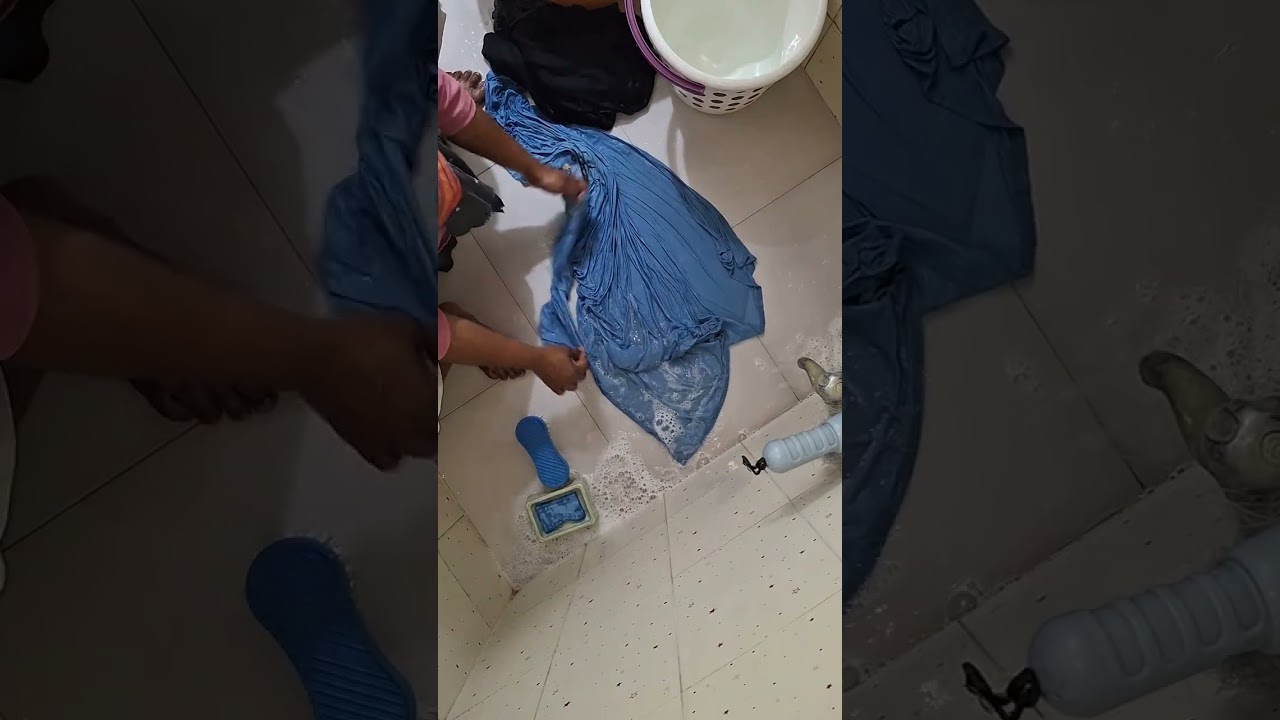 No washing machine only hand washed clothes 