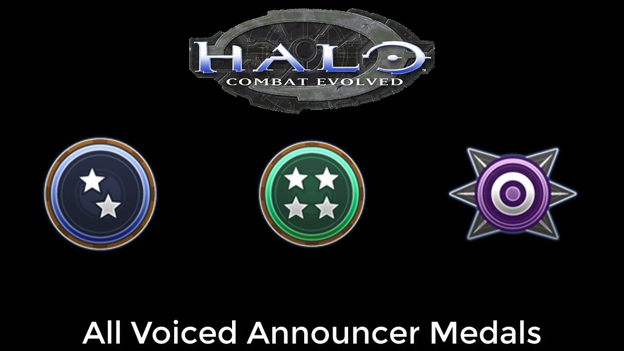 Halo: Combat Evolved - All Voiced Announcer Medals