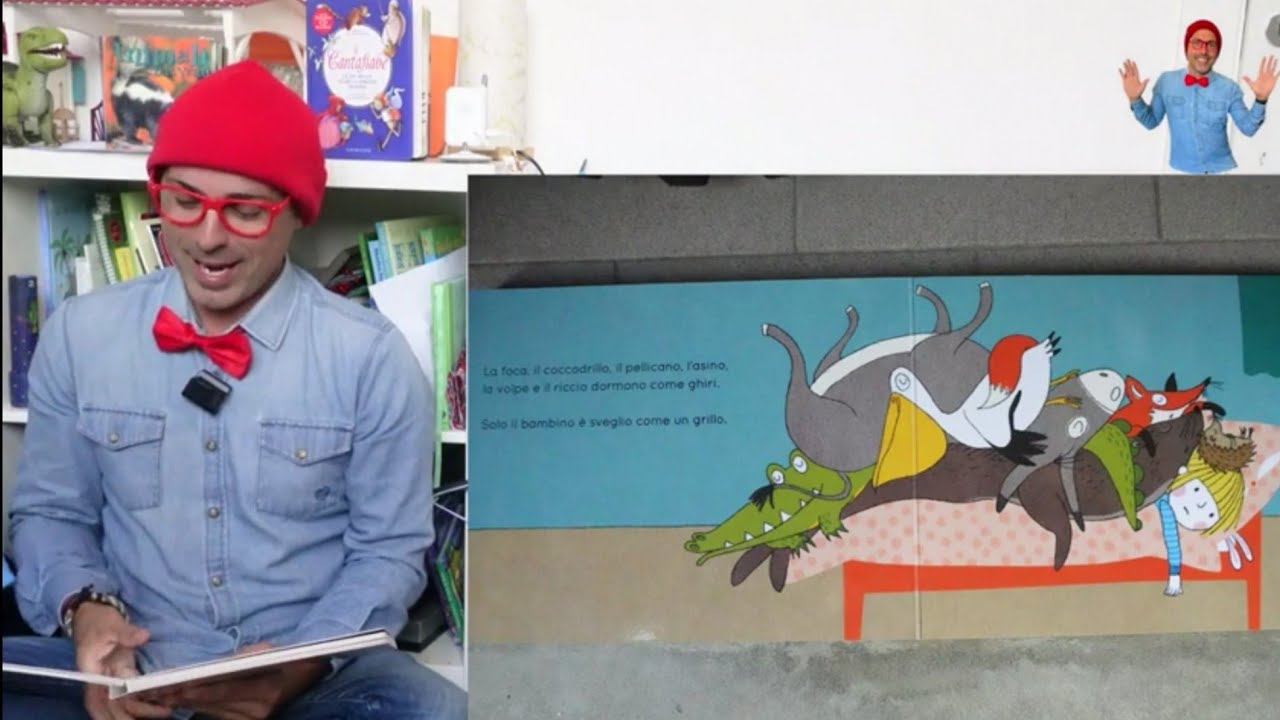robin legge CHI DORME NEL LETTONE un libro divertente per la buonanotte