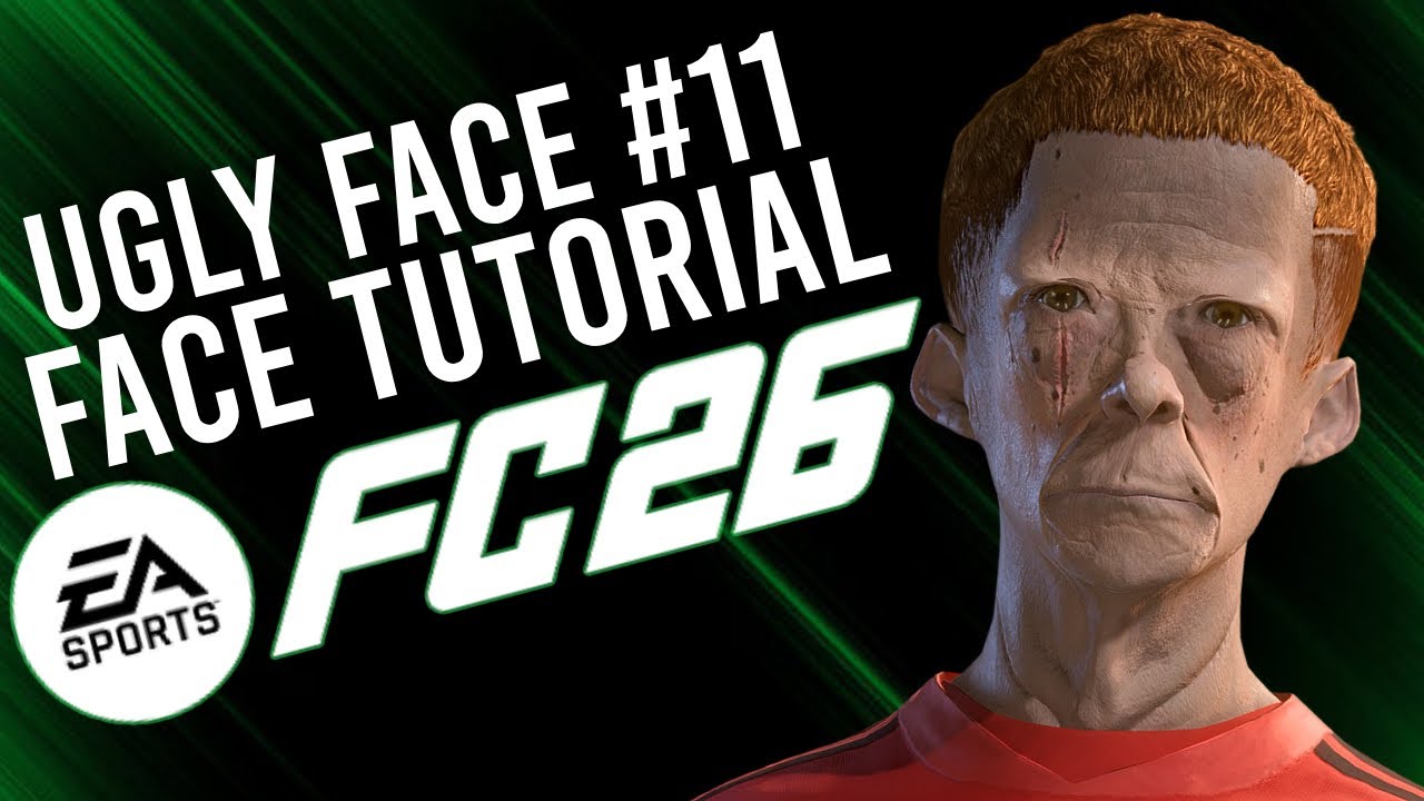 EA FC 26 UGLY FACE # 11 | Pro Clubs & Career Mode Face Creation