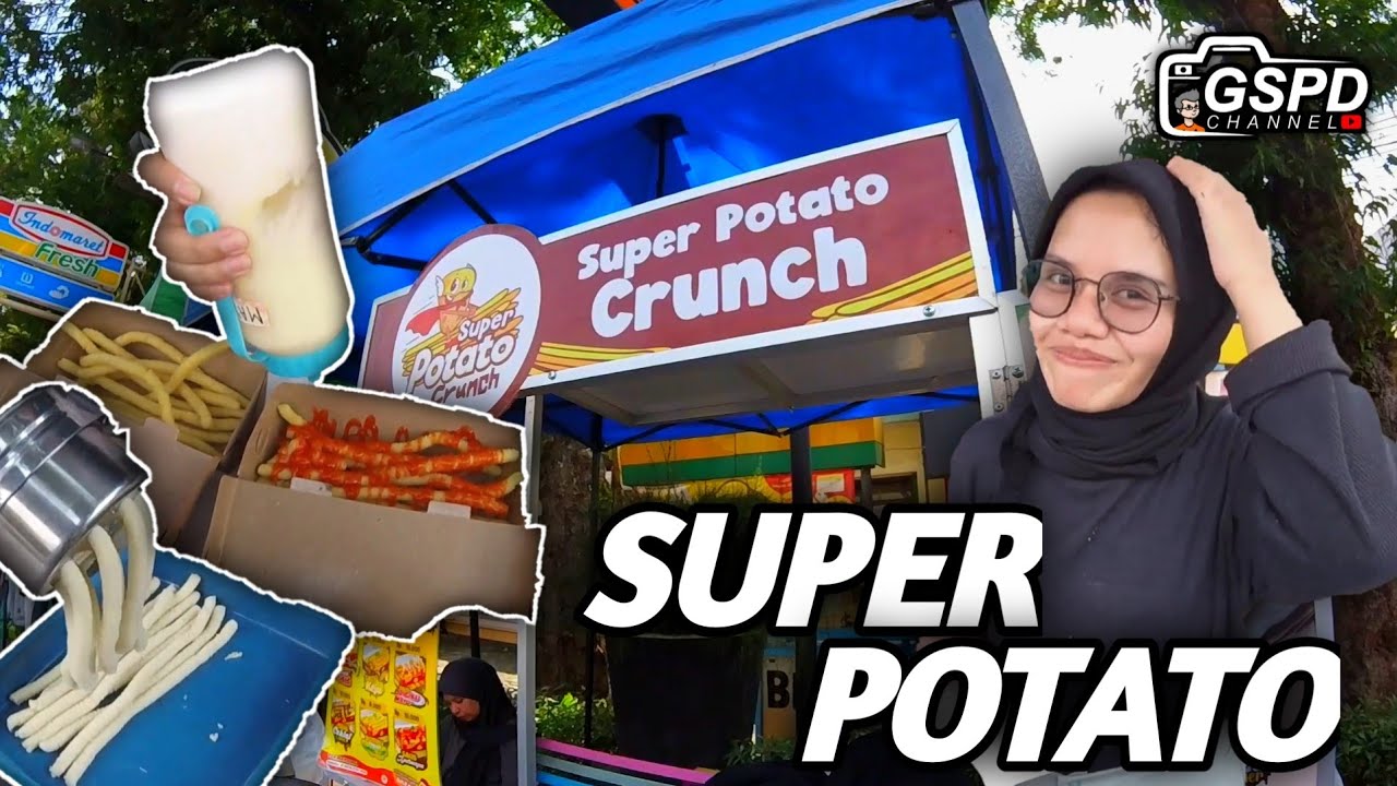 KENTANG GORENG KRISPY | JAJANAN KEKINIAN SUPER POTATO CRUNCH ( Indonesia Street Food )