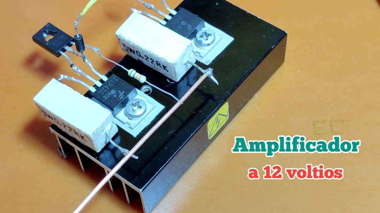 Amplificador De Audio Con TIP41 y TIP42