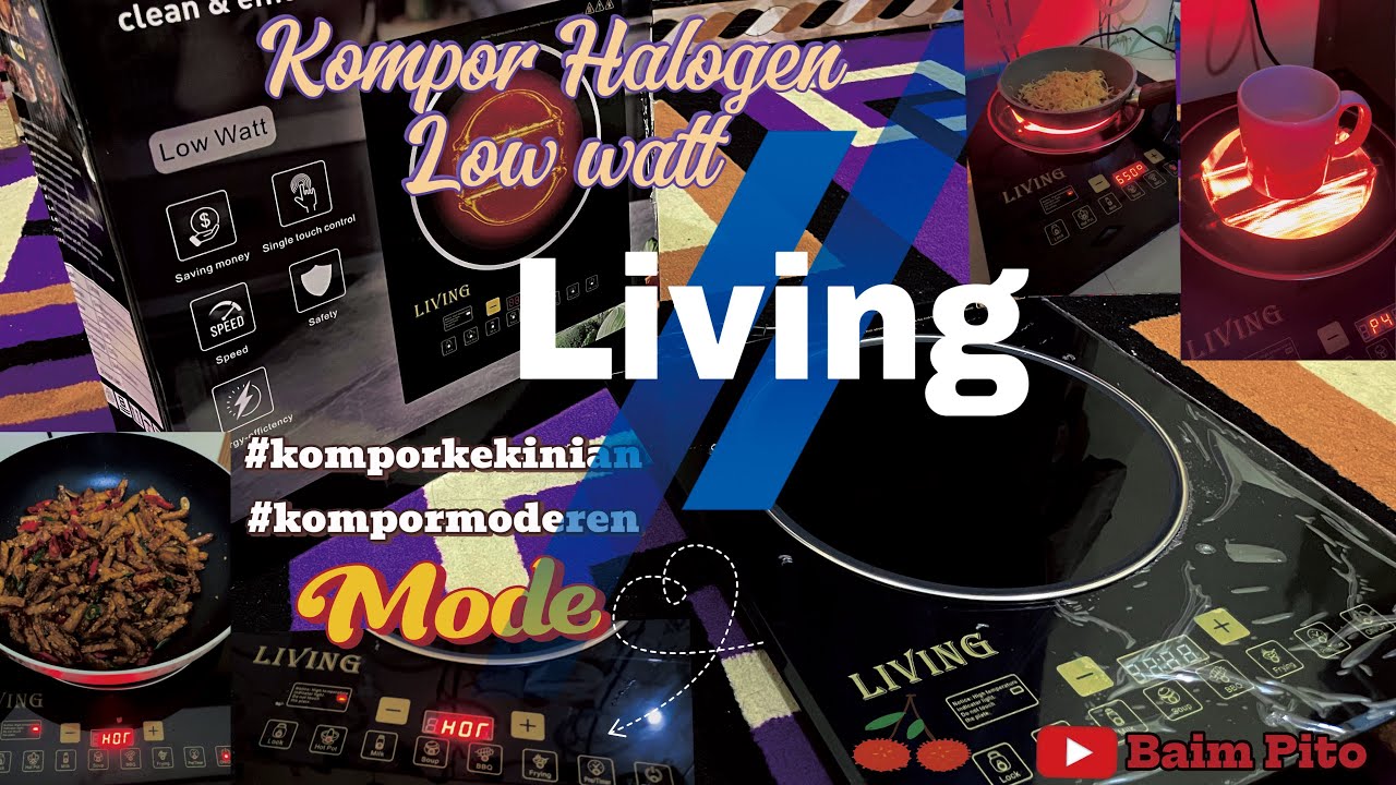 Unboxing Kompor Kekinian Low Watt‼️Kompor Listrik Haloge dari Living