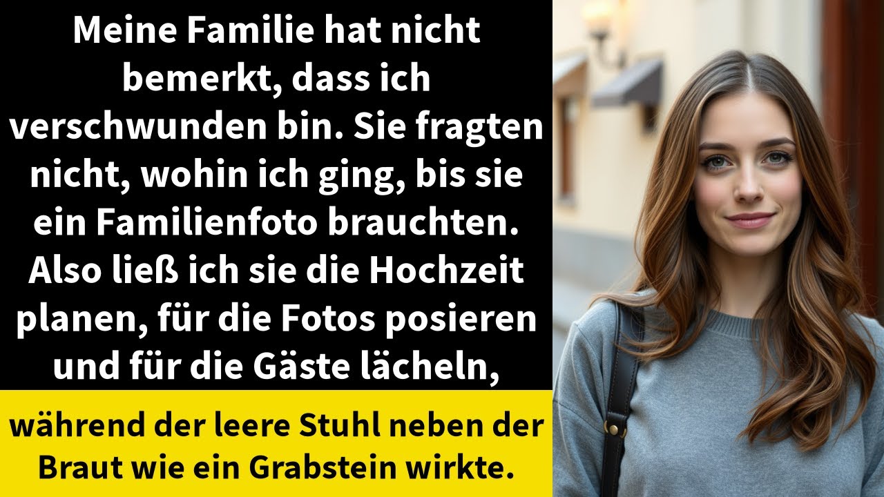 Meine Familie hat nicht bemerkt, dass ich verschwunden bin. Sie fragten nicht, wohin ich ging,