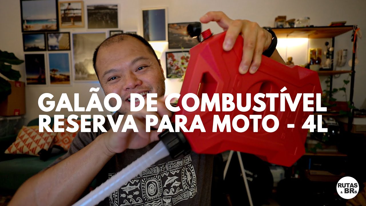 Review do GALÃO DE COMBUSTÍVEL para MOTO - FRAFLOR de 4 Litros do Aliexpress.