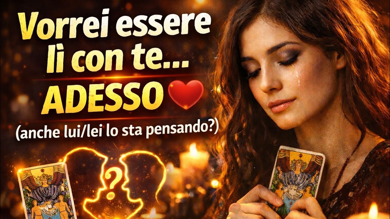 Vorrei essere l&igrave; con te&hellip; ADESSO ❤️ #tarot 