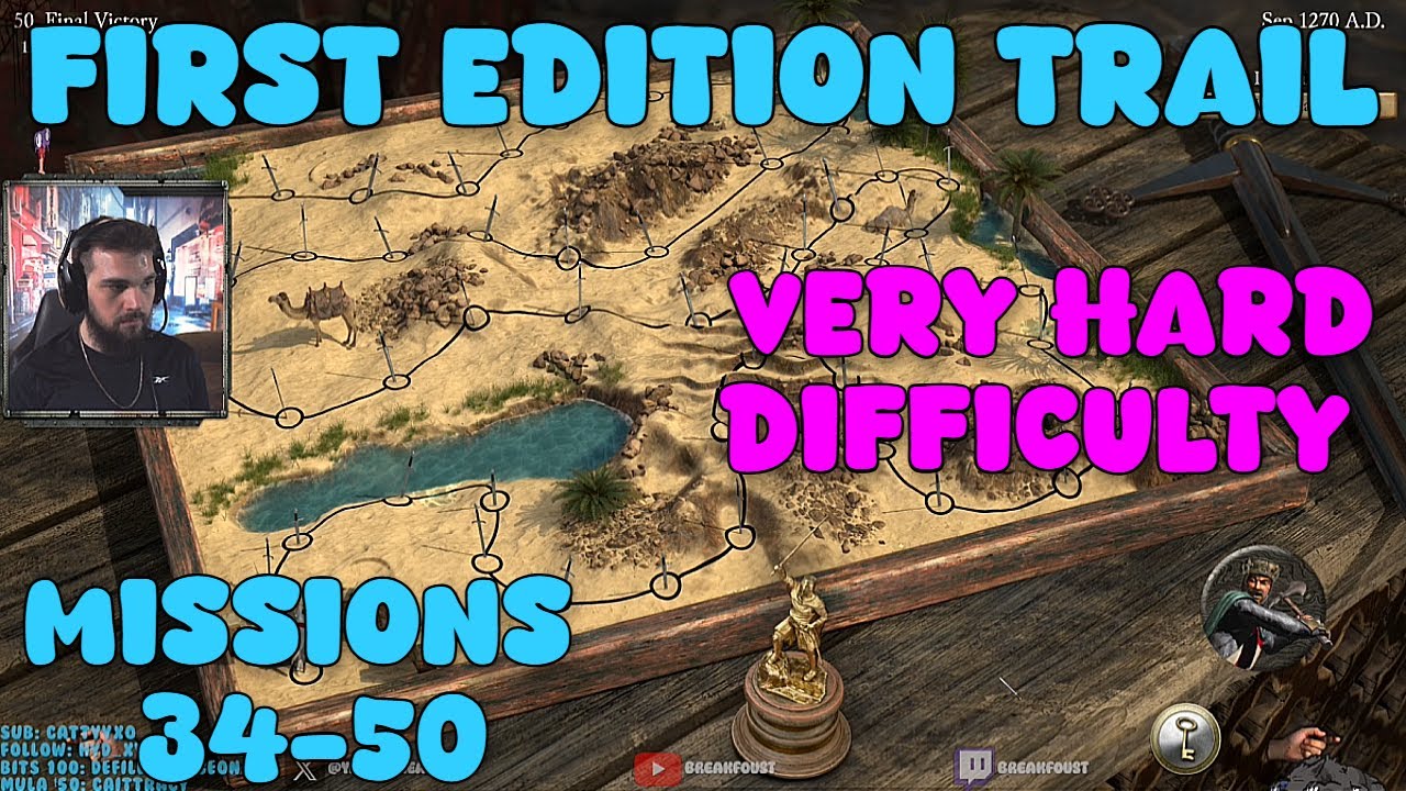 First Edition Trail Missions 34-50 | Very hard difficulty | Stronghold Crusader Definitive Edition