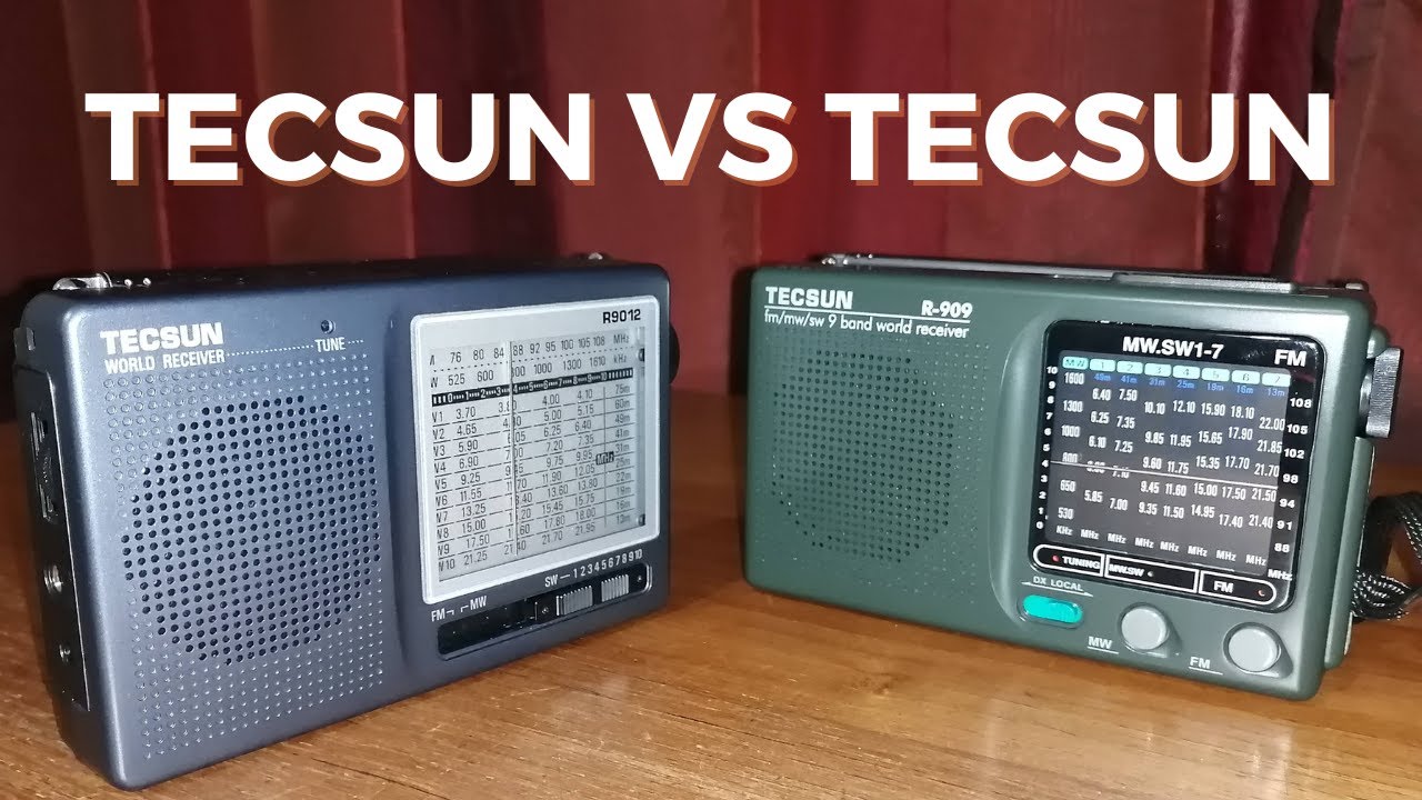 Tecsun R9012 and R-909 compared on weak and strong shortwave signals