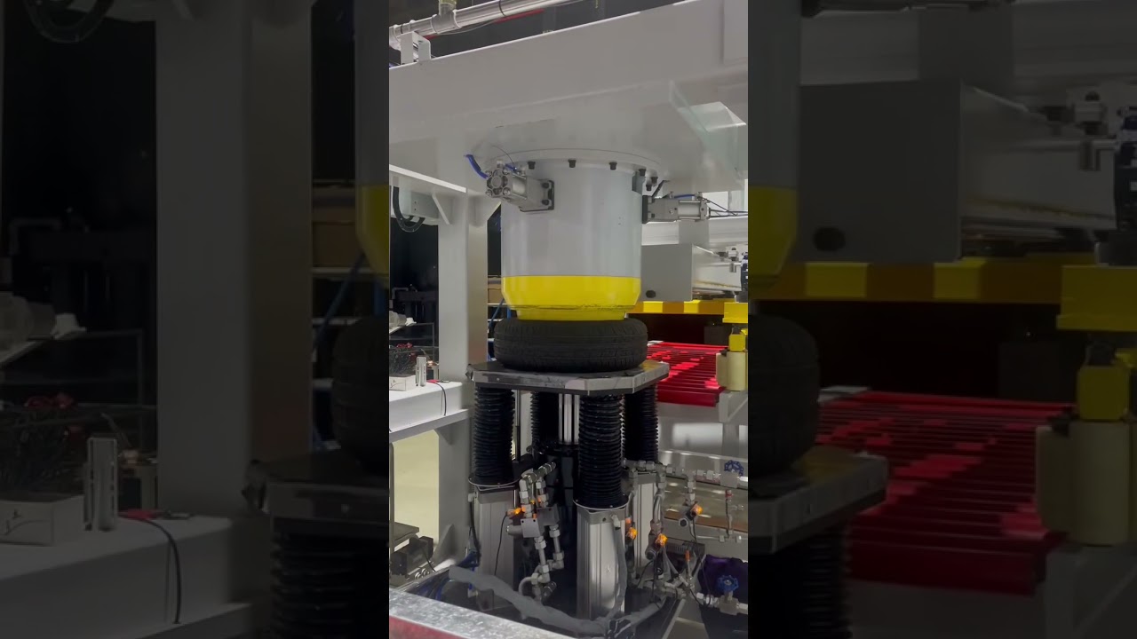 JP Wheel Assembly Line Automatic inflation machine & for The bead seating