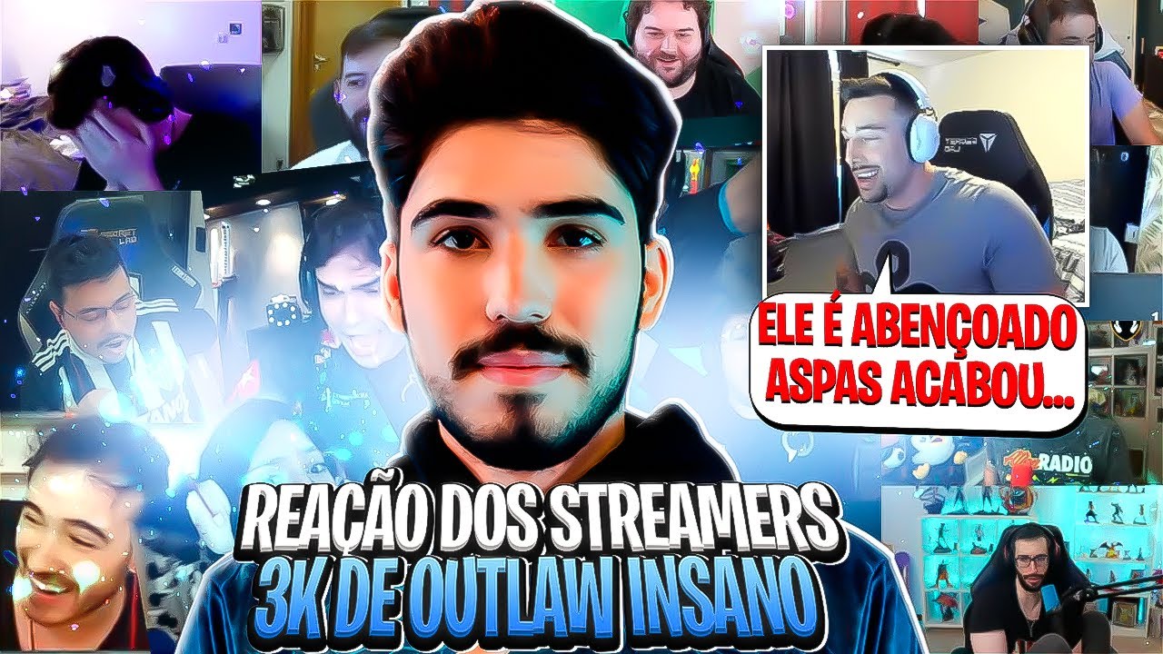 REAÇÃO DO MUNDO AO ROUND INSANO de OUTLAW do ASPAS!