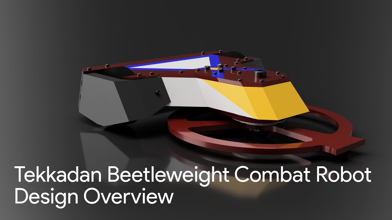 Beetleweight Combat Robot Tekkadan Design Overview