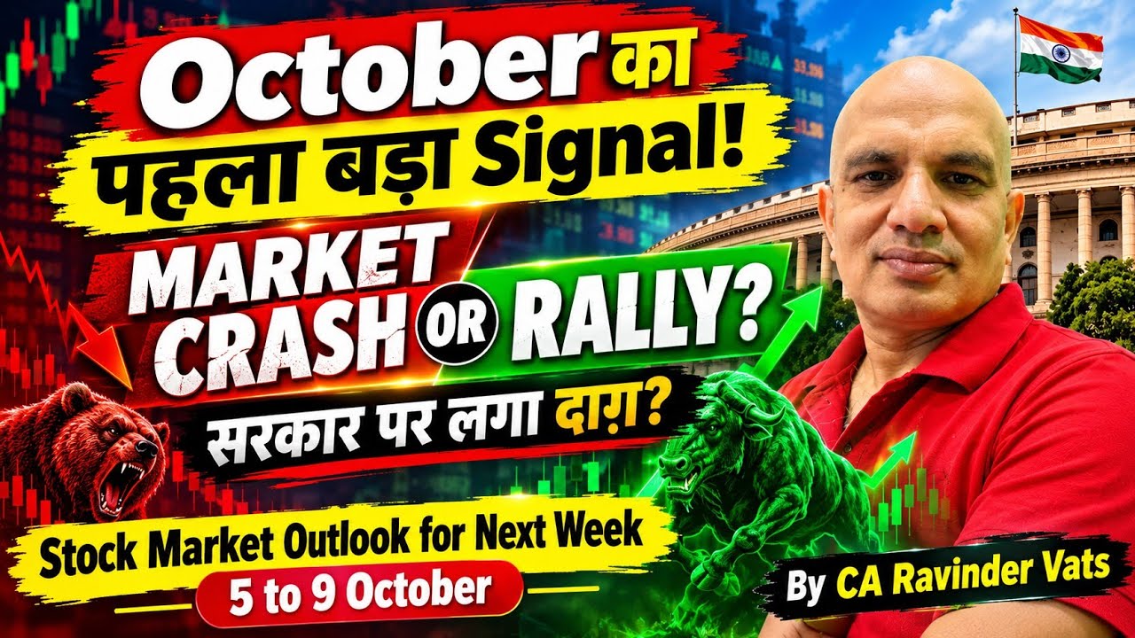 Stock Market Outlook for Next Week: 5 to 9 October by CA Ravinder Vats