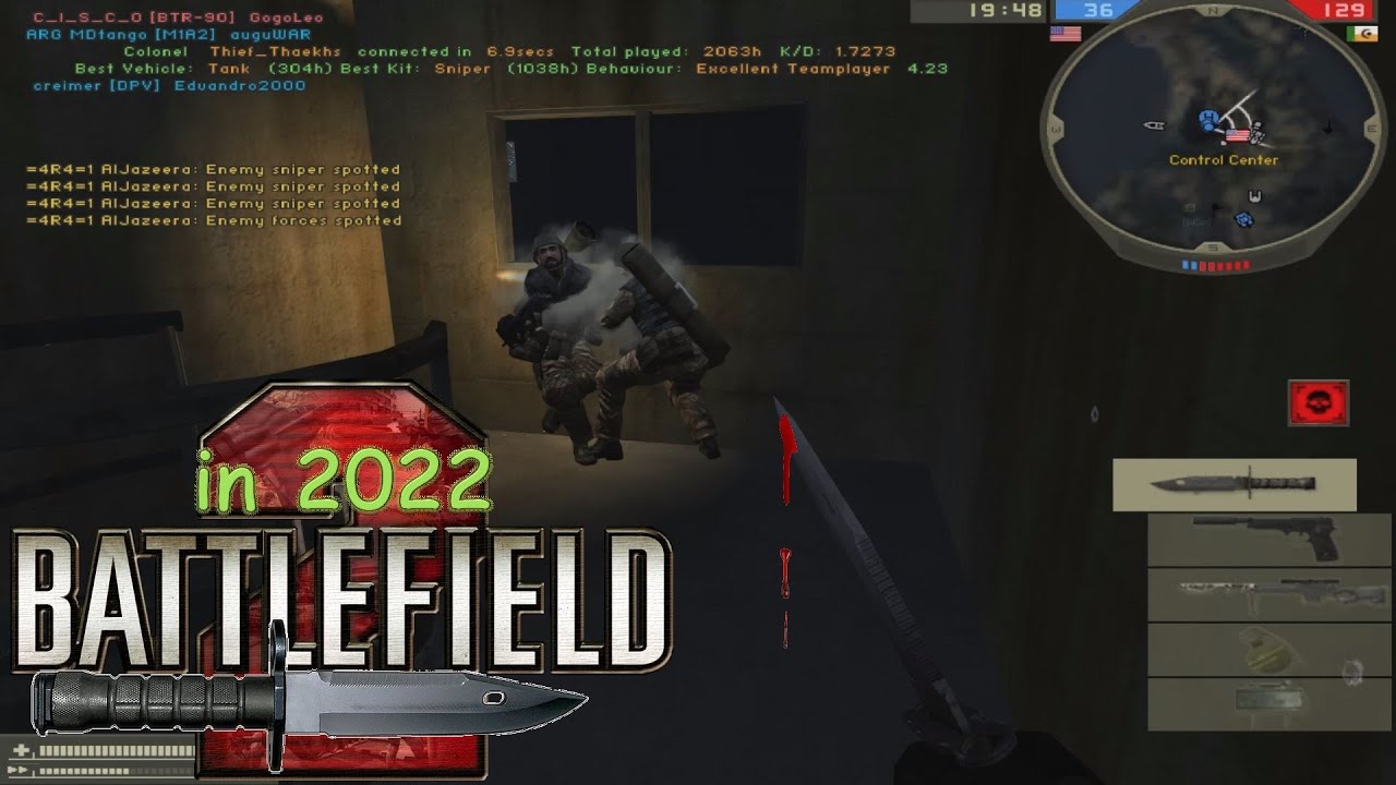 Battlefield 2 in 2022 (116-=CBF2= server)