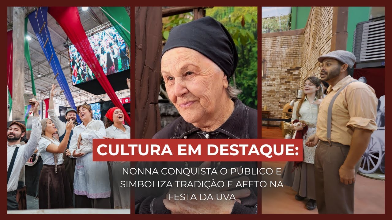 TRADIÇÃO E AFETO: A NONNA QUE EMOCIONA O PÚBLICO NA FESTA DA UVA | @TVTEC JUNDIAÍ