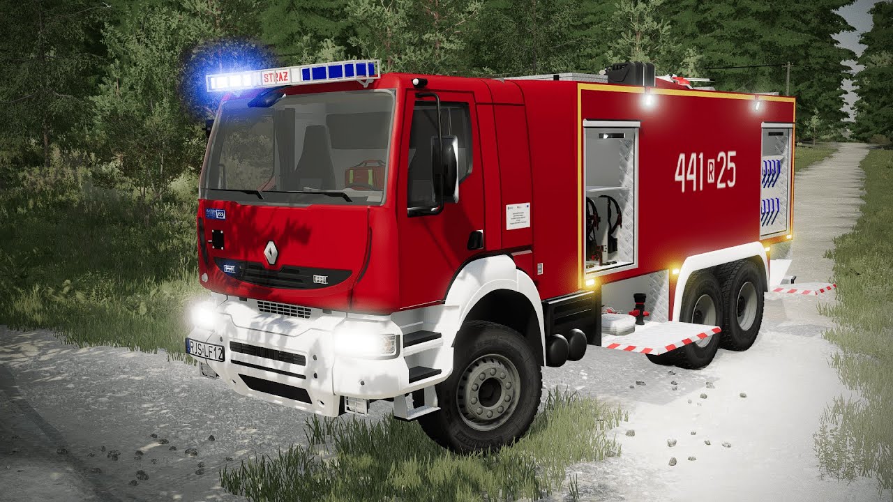 [FS22] Prezentacja - GCBA 8/50 Renault Kerax 430.26 dXi/ISS Wawrzaszek + DL