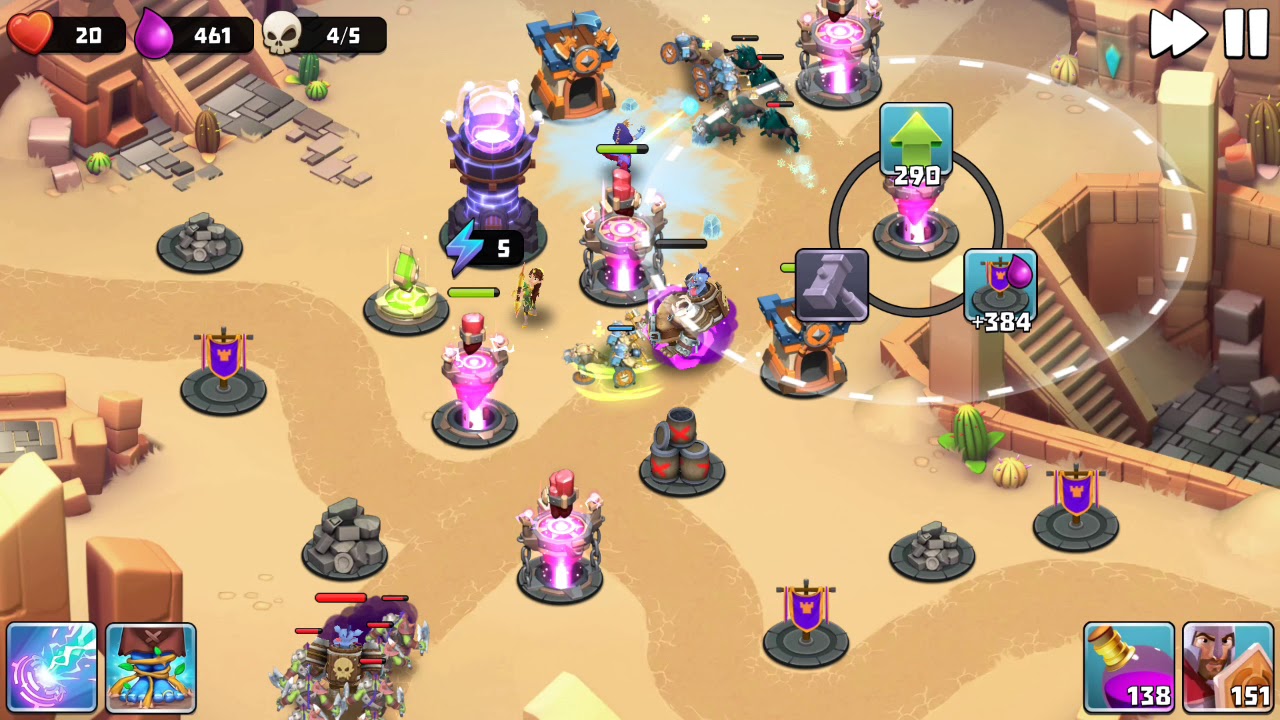 Castle Creeps TD - Chapter 35 Level 138-Winding Ways 3 Stars