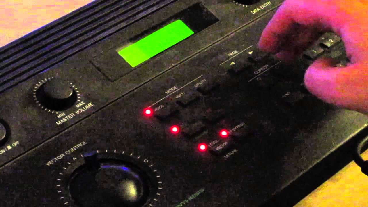 Yamaha TG33 Tutorial Outtakes