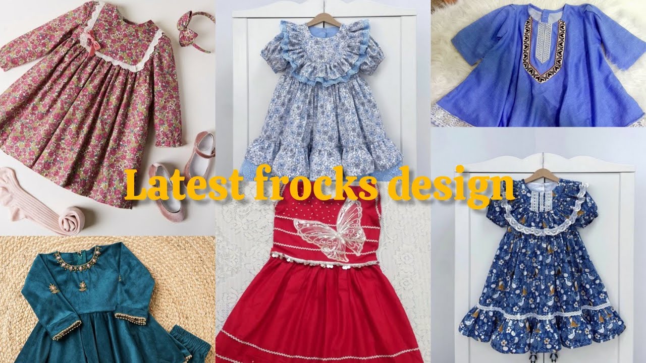 Latest kids dress design|| new baby girl frocks ideas compilation 💕