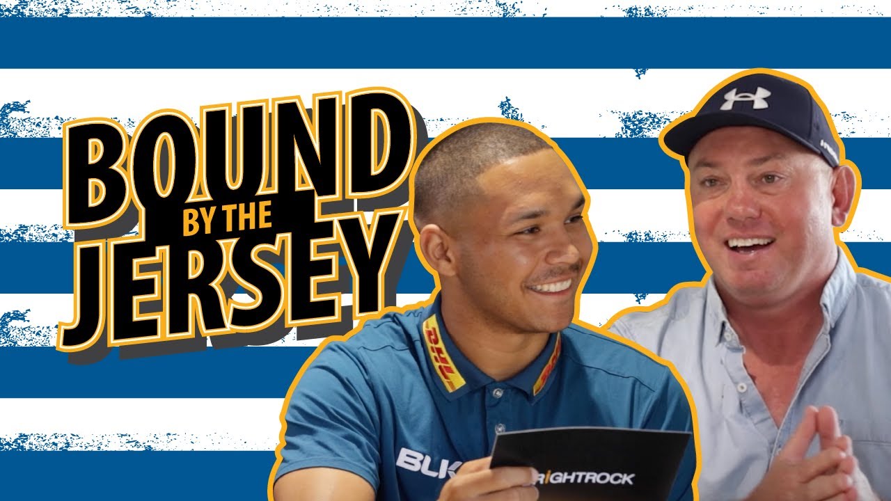 DHL Stormers stars, Suleiman Hartzenberg and Marius Joubert, take centre stage! Bound by the Jersey