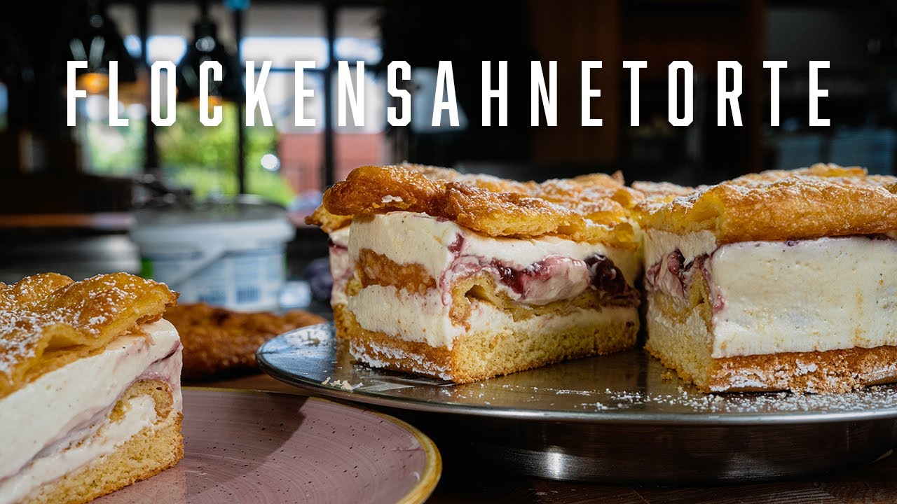 Flockensahnetorte mit Kirschen – Kortis süße Stunde x Kochen im Tal